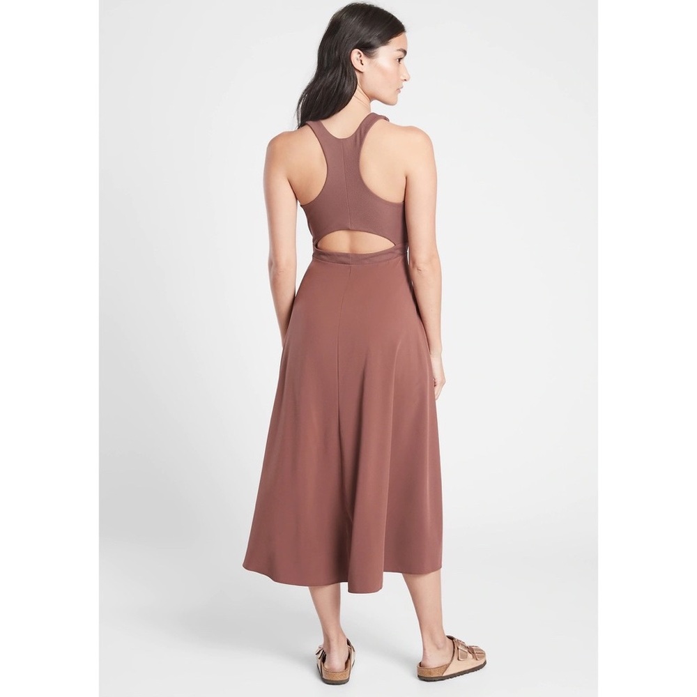 NWT Athleta Winona Midi Support Dress, Size M